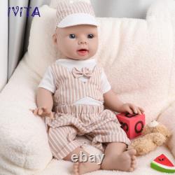 IVITA 20in BoyGirl Full Silicone Reborn Baby BoyGirl Realistic Doll Xmas Gift