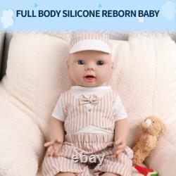IVITA 20in Silicone Reborn Baby Boy Floppy Newborn Silicone Doll Kids Xmas Gift
