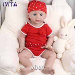 IVITA 20inch Full Silicone Reborn Baby Girl Handmade Silicone Doll Infant