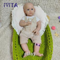 IVITA 21'' Adorable Soft Silicone Reborn Baby Silicone Boy Doll Kids Xmas Gift