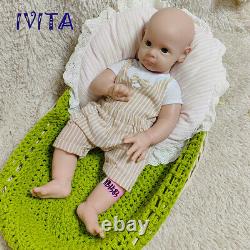 IVITA 21'' Adorable Soft Silicone Reborn Baby Silicone Boy Doll Kids Xmas Gift