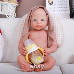 IVITA 21 Full Silicone Rebirth Baby Doll Waterproof Toddler Xmas Gift Doll