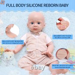 IVITA 21'' Full Silicone Reborn Baby Boy Newborn Handmade Silicone Doll Infant