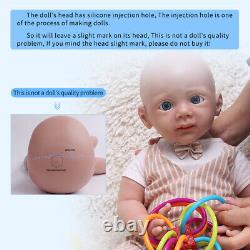 IVITA 21'' Full Silicone Reborn Baby Boy Newborn Handmade Silicone Doll Infant