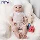 IVITA 21inch Full Body Silicone Reborn Baby BOY Weighted Lifelike Silicone Doll