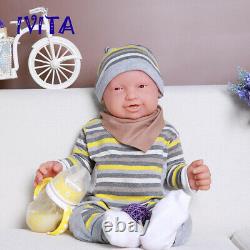 IVITA 23'' Reborn Doll Newborn Girl 5400g Full Body Silicone Baby Xmas Gift Toys