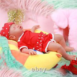 IVITA 46cm Realistic Silicone Newborn Baby Closed Eyes Sleeping Baby Girl Doll