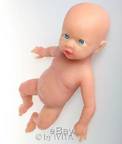 IVITA New Deign Reborn Dolls Full Soft Silicone Baby Girl Doll Take a Pacifier