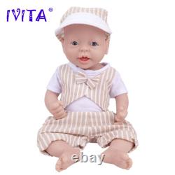 IVITA Newborn Boy or Girl 15 Silicone Reborn Baby Doll Real Infant Gifts