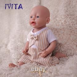 IVITA Newborn Boy or Girl 15 Silicone Reborn Baby Doll Real Infant Gifts