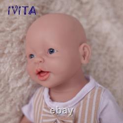 IVITA Newborn Boy or Girl 15 Silicone Reborn Baby Doll Real Infant Gifts