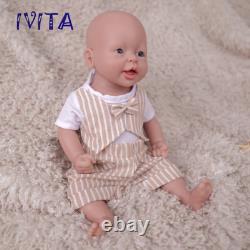 IVITA Newborn Boy or Girl 15 Silicone Reborn Baby Doll Real Infant Gifts