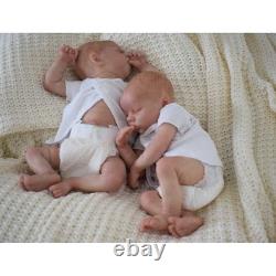 Icradle Reborn Baby Dolls Silicone Full Body 18 Inch Twins Girls