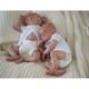 Icradle Reborn Baby Dolls Silicone Full Body 18 Inch Twins Girls