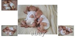 Icradle Reborn Baby Dolls Silicone Full Body 18 Inch Twins Girls