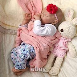 JIZHI Lifelike Reborn Baby Dolls 17-Inch Baby Soft Body Realistic-Newborn B