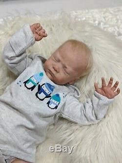 Jayden Asleep by Natalie Scholl Newborn Reborn Baby Boy or Girl Sold Out LE