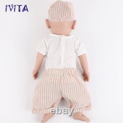 Kids Playmate 19''Lifelike Boy Baby Silicone Reborn Doll Can take a pacifier