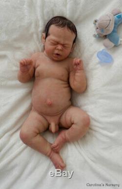 LIFESIZE FULL BODY SOFT SILICONE REBORN BABY BOY DOLL DRINK & WET by Carolina