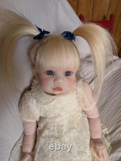 Laci Christine's Reborn Small Toddler Doll Eleanor 21 Rooted Human Hair Sale