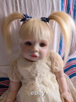 Laci Christine's Reborn Small Toddler Doll Eleanor 21 Rooted Human Hair Sale