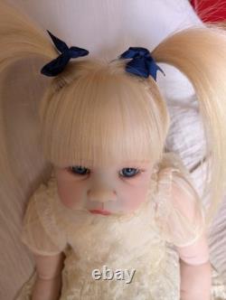 Laci Christine's Reborn Small Toddler Doll Eleanor 21 Rooted Human Hair Sale