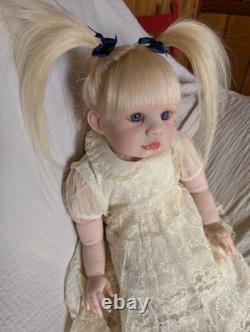 Laci Christine's Reborn Small Toddler Doll Eleanor 21 Rooted Human Hair Sale