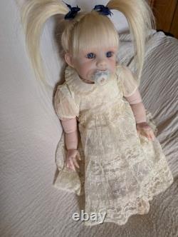 Laci Christine's Reborn Small Toddler Doll Eleanor 21 Rooted Human Hair Sale