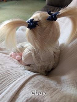 Laci Christine's Reborn Small Toddler Doll Eleanor 21 Rooted Human Hair Sale