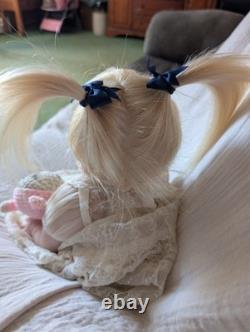 Laci Christine's Reborn Small Toddler Doll Eleanor 21 Rooted Human Hair Sale