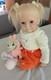 Laci Christine's Small Toddler Size 21 Reborn Doll Briar Human Hair