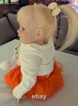 Laci Christine's Small Toddler Size 21 Reborn Doll Briar Human Hair