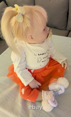 Laci Christine's Small Toddler Size 21 Reborn Doll Briar Human Hair