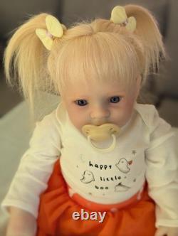 Laci Christine's Small Toddler Size 21 Reborn Doll Briar Human Hair