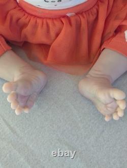 Laci Christine's Small Toddler Size 21 Reborn Doll Briar Human Hair
