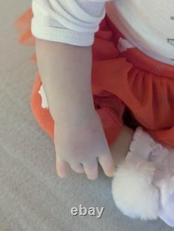 Laci Christine's Small Toddler Size 21 Reborn Doll Briar Human Hair