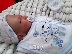 Laura Lee Eagles Big 22 In Silicone Vinyl Baby Boy Reborn By Sunbeambabies