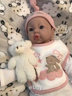 Life Like 18 Inch Reborn Baby Doll Full Body Silicone Newborn Girl 5 lbs Infant