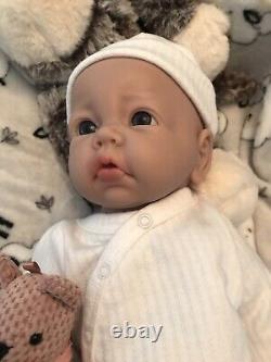 Life Like 18 Inch Reborn Baby Doll Full Body Silicone Newborn Girl 5 lbs Infant