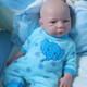 Lifelike 18.5 Full Silicone Reborn Baby Boy Doll Real Touch Drink-Wet Gift Box