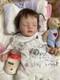Lifelike 19In Reborn Baby Doll Sam Hand-Rooted Hair Newborn Girl Custom DIY Toy
