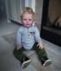 Lifelike 28inch Reborn Baby Doll Toddler Boy Rooted Hair Handmade Toy Girl Gift