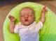 Lifelike Preemie Hand Painted newborn, eyelashes 16inchWeightedsoft body bald