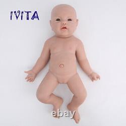 Lifelike Reborn Baby Doll 17Full Body Silicone Real Touch Girl Newborn