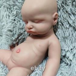 Lifelike Reborn Baby Doll Sleeping Girl Newborn 17Real Full Body Silicone