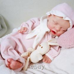 Lifelike Reborn Baby Dolls 18 Inch Realistic Newborn Baby Dolls Girl, Full Sil