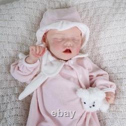 Lifelike Reborn Baby Dolls 18 Inch Realistic Newborn Baby Dolls Girl, Full Sil