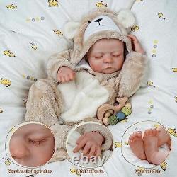 Lifelike Reborn Baby Dolls Boy 17-Inch Baby Soft Body Realistic-Newborn