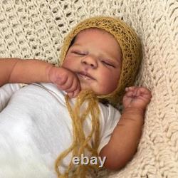 Lifelike Reborn Baby Dolls Boy 19 Inch Full Body Silicone Realistic Newborn Baby