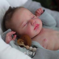 Lifelike Reborn Baby Dolls Boy 19 Inch Full Body Silicone Realistic Newborn Baby